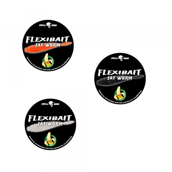 Skull Gear Flexibait Fat Worm Banane