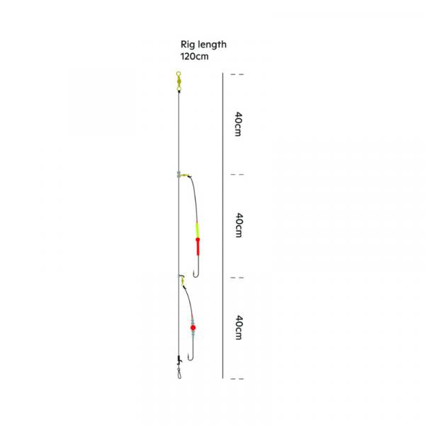 Brandungsvorfach Kinetic Sabiki Surf Rig
