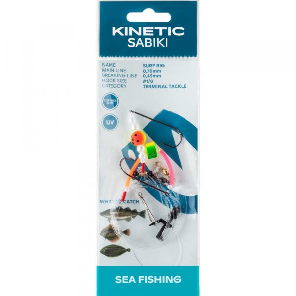 Brandungsvorfach Kinetic Sabiki Surf Rig