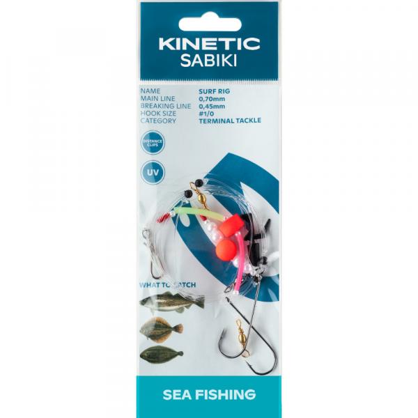 Brandungsvorfach Kinetic Sabiki Surf Rig