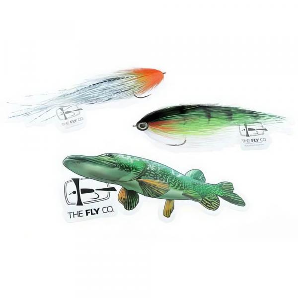 Sticker Set - Aufkleber Hecht