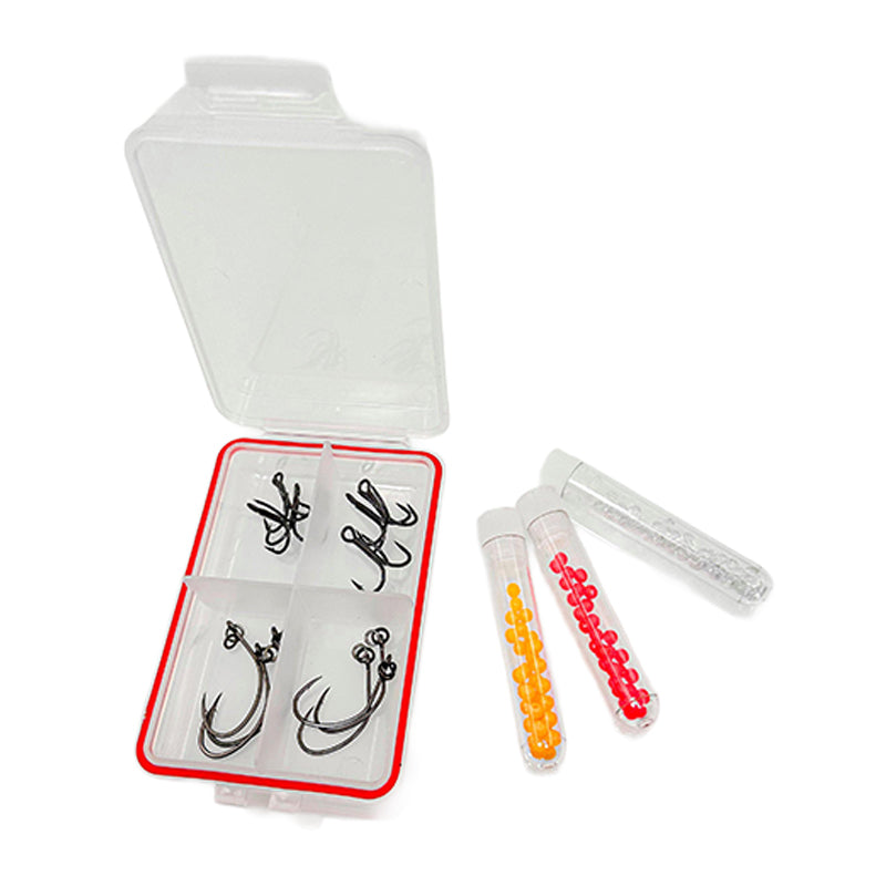 Savage Gear Haken und Perlen Set