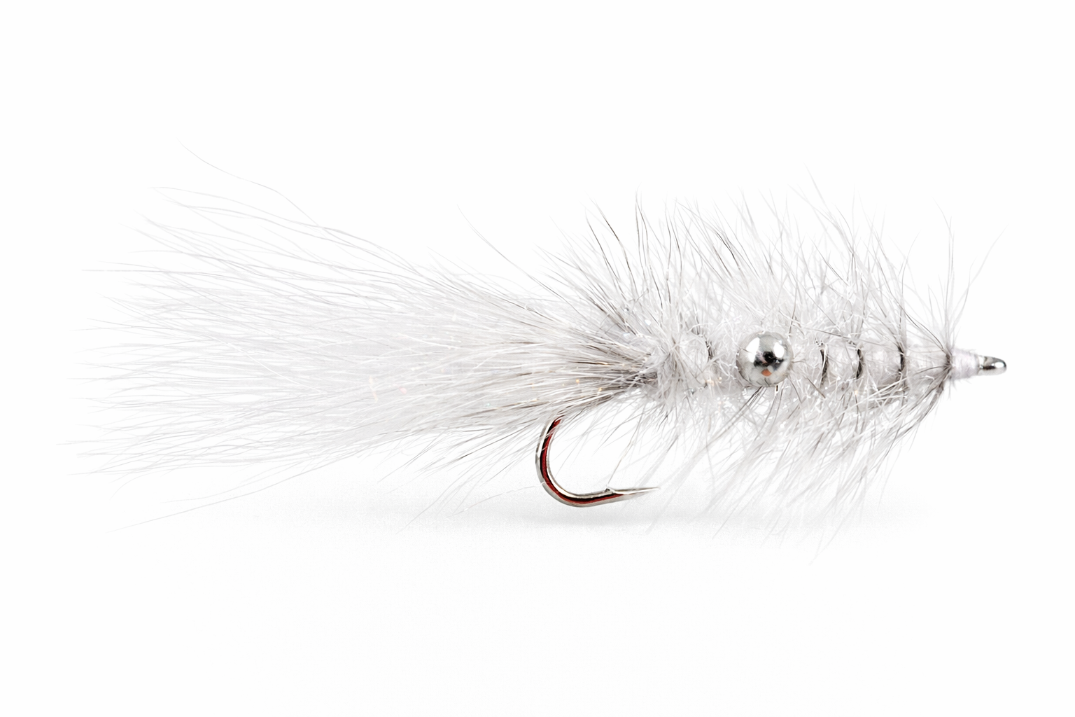 Vaskebjorn White Meerforellenfliege