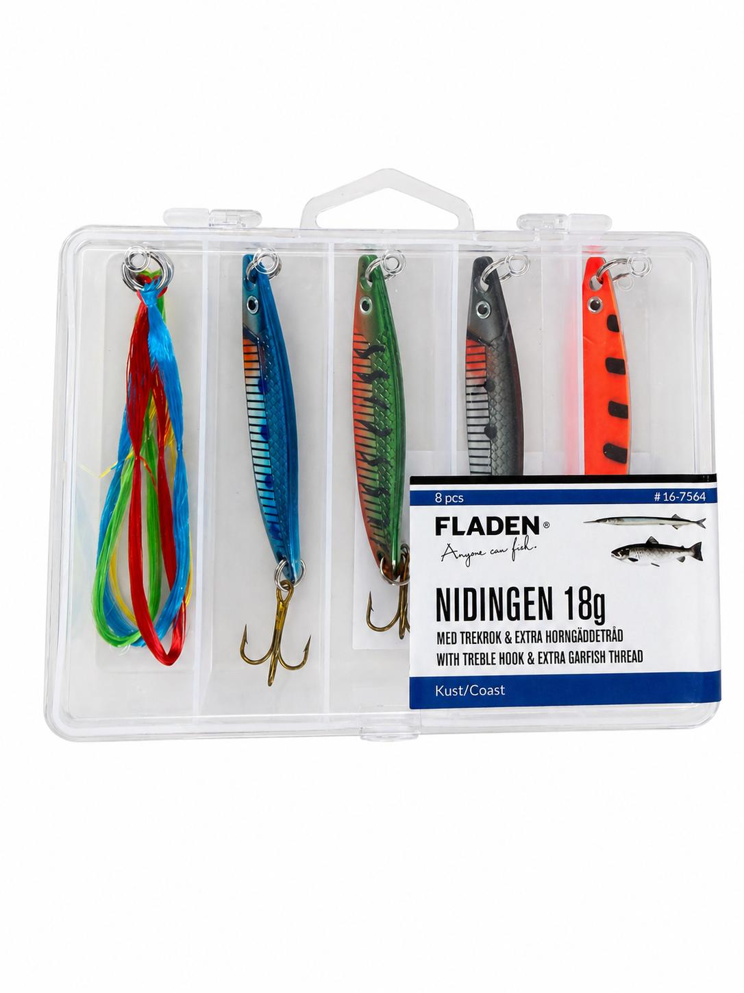 Fladen Nidingen Hornhechtblinker- Set