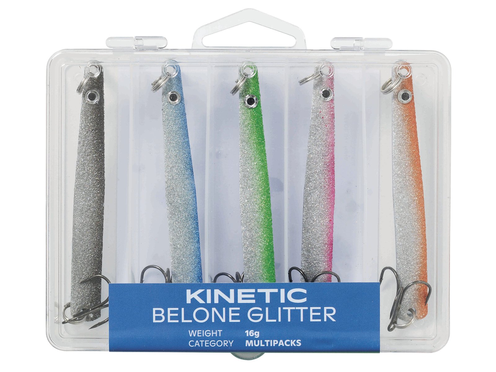 Kinetic Belone Glitter Hornhechtblinker Set