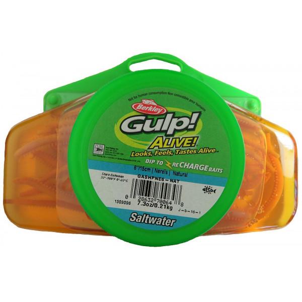 Berkley Gulp ALIVE Seeringelwurm Natural