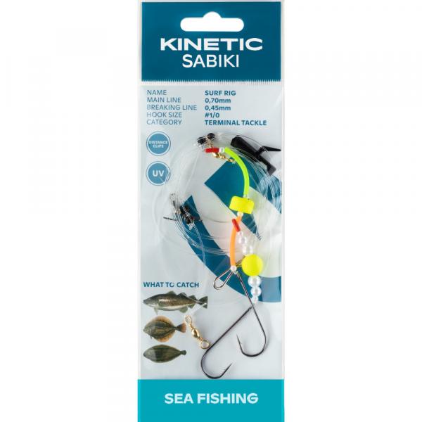 Brandungsvorfach Kinetic Sabiki Surf Rig