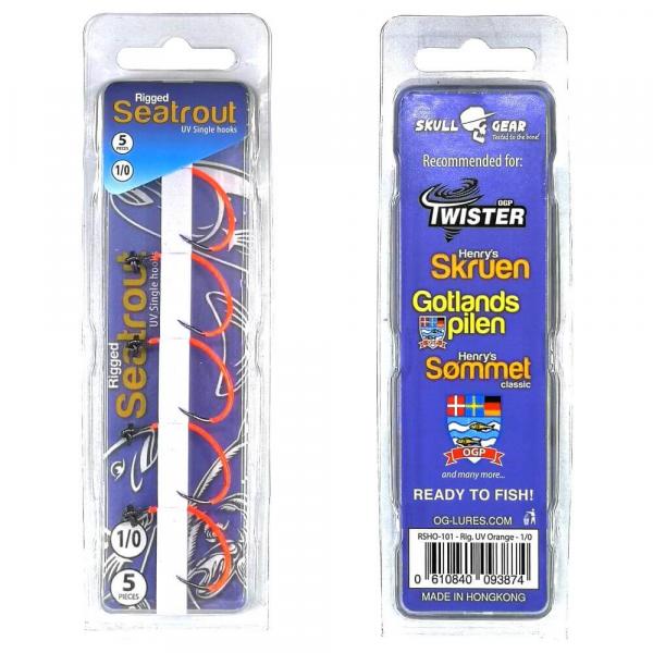 OG-Lures Rigged Seatrout UV Single Hook